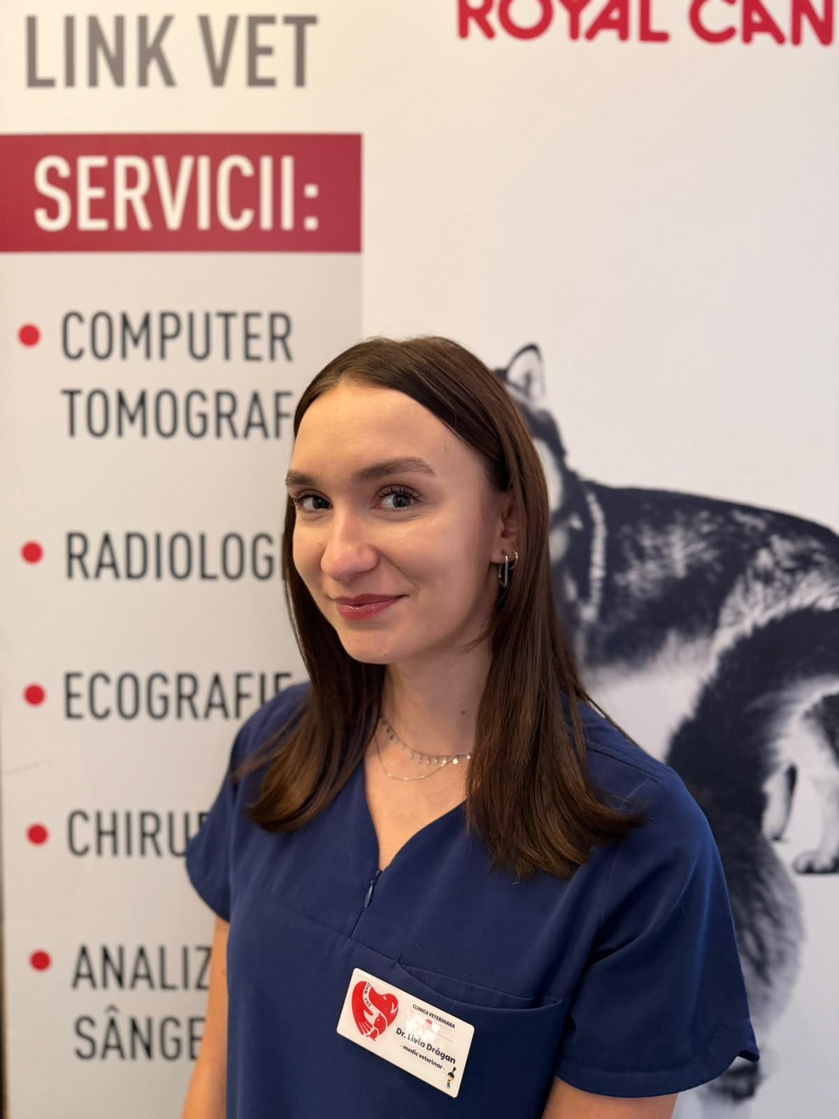 Dr. Drăgan Livia Teodora, medic veterinar anestezist la Link-Vet