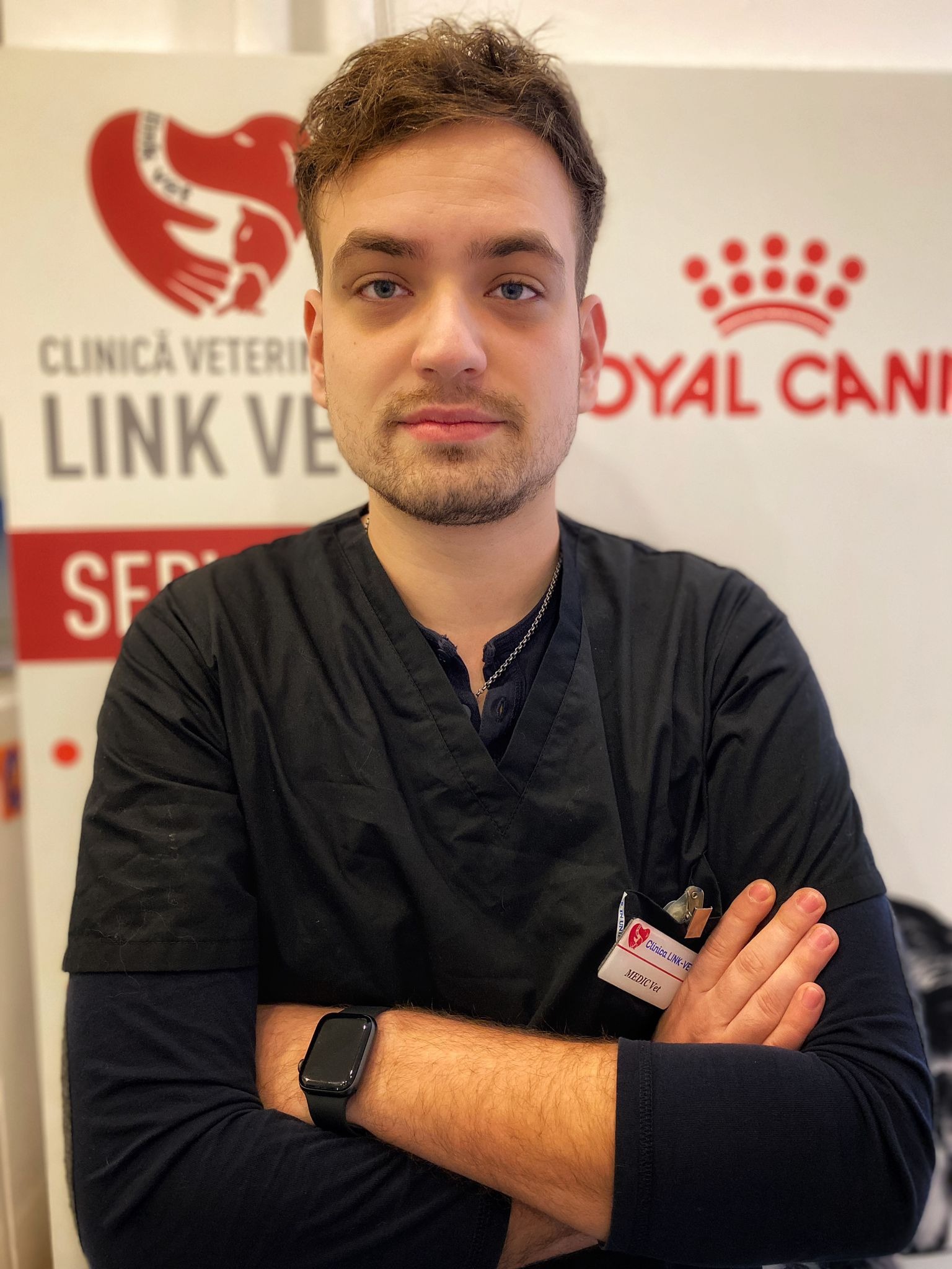 Dr. Vlad Mihai Zaharia, medic veterinar la Link-Vet, radiologie și computer tomograf